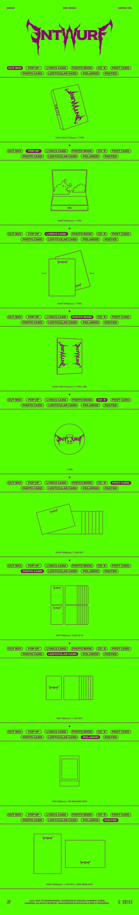 NMIXX - 2nd Single Album 'ENTWURF' (Limited Edition)