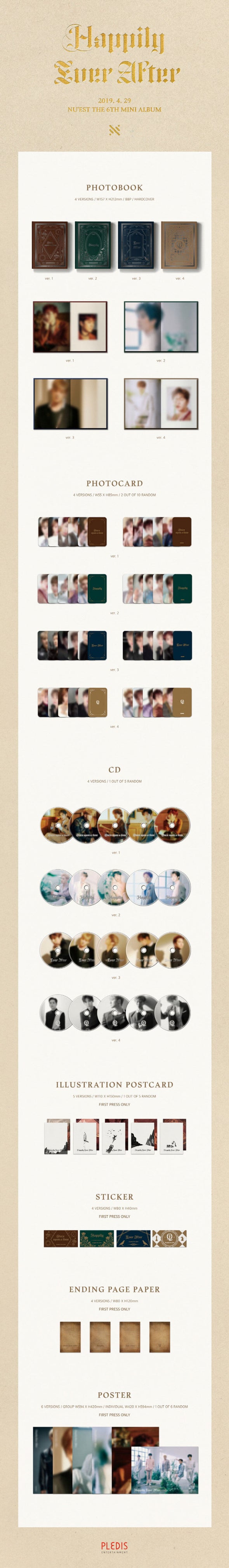 NU'EST - 6th Mini Album Happily Ever After