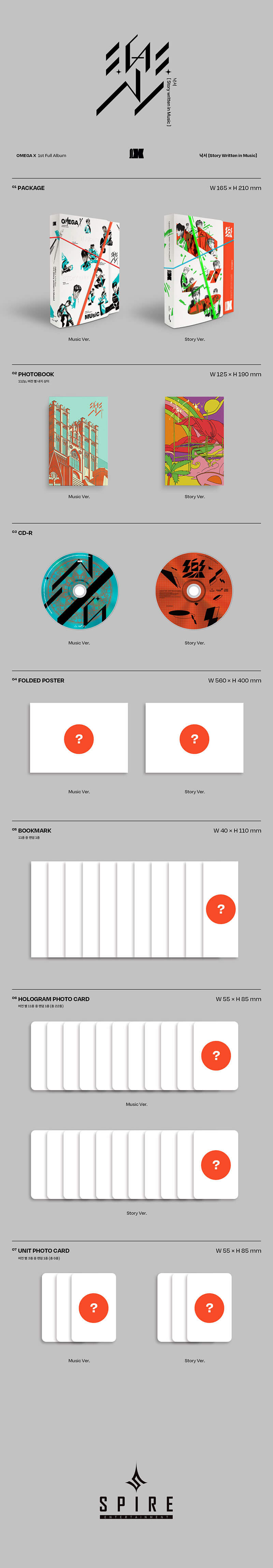 OMEGA X - 1st Full Album 'Story Written in Music'