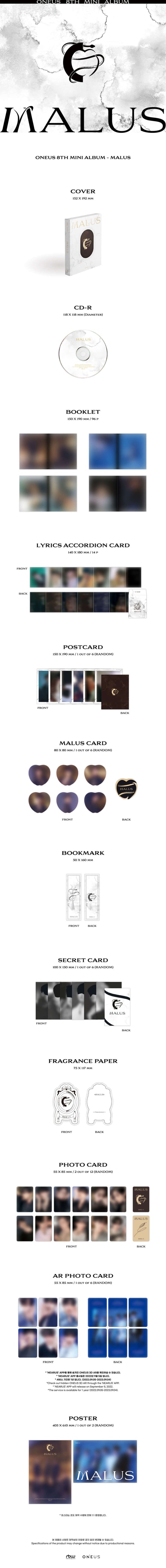 ONEUS - 8th Mini Album 'MALUS' (Main Version)