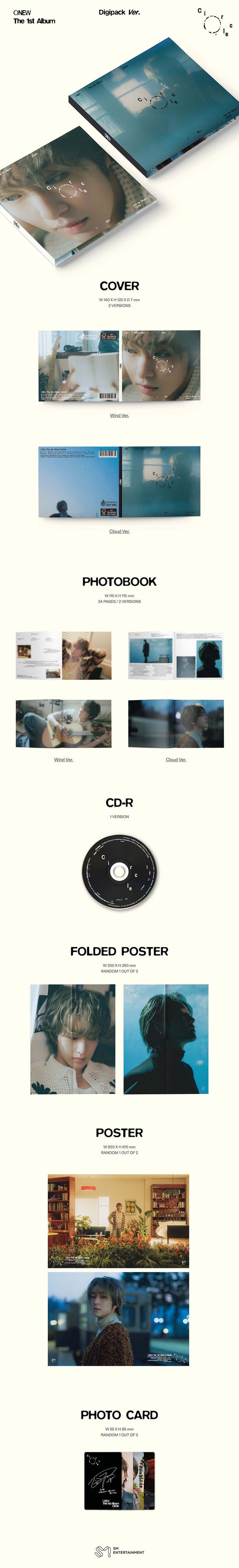 ONEW - 1st Full Album Circle (Digipack)