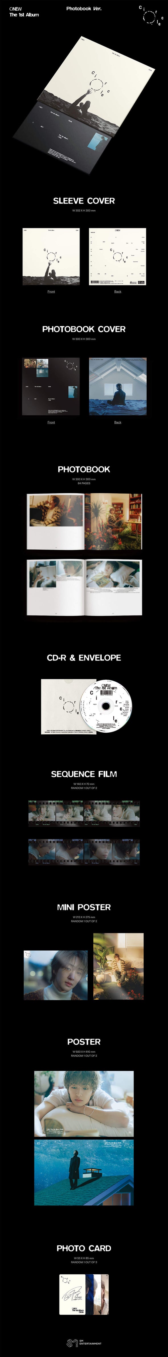 ONEW - 1st Full Album Circle (Photobook)