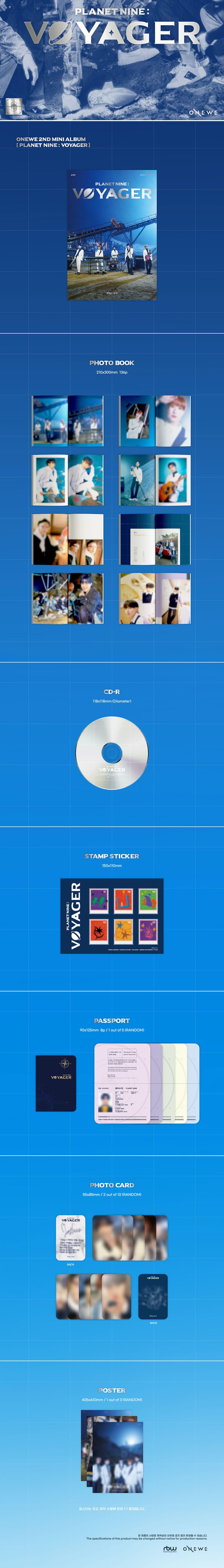 ONEWE - 2nd Mini Album 'Planet Nine : VOYAGER'