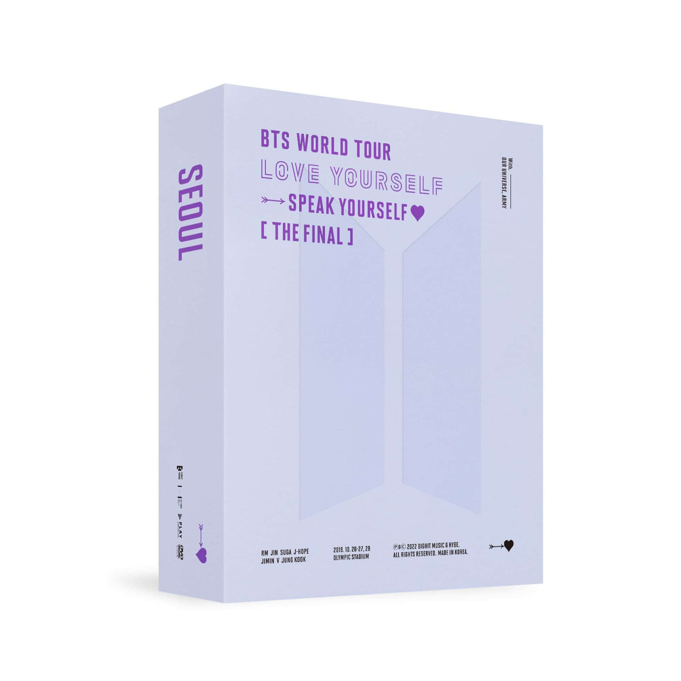 自宅保管していましたBTS WORLD TOUR LOVE YOURSELF プルーレイ新品未 ...