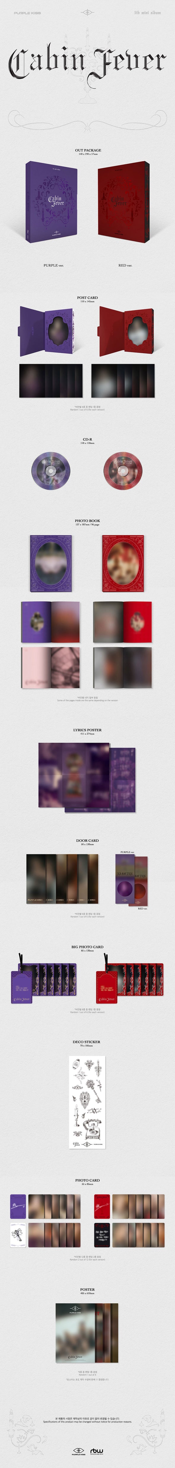 PURPLE KISS - 5th Mini Album CABIN FEVER