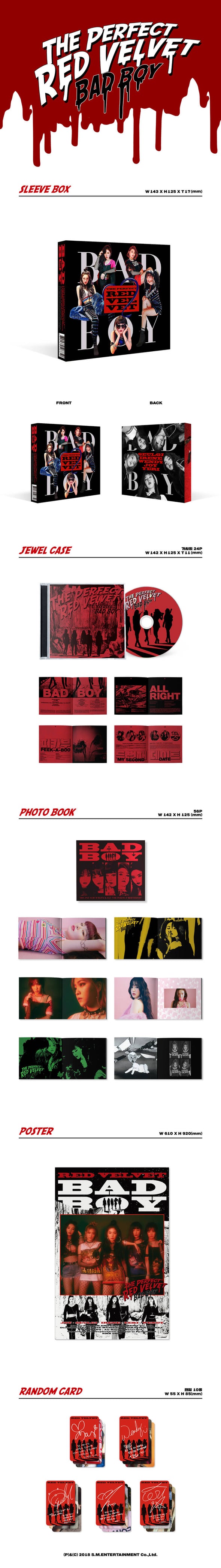 RED VELVET - 2nd Full Album Repackaged 'The Perfect Red Velvet'