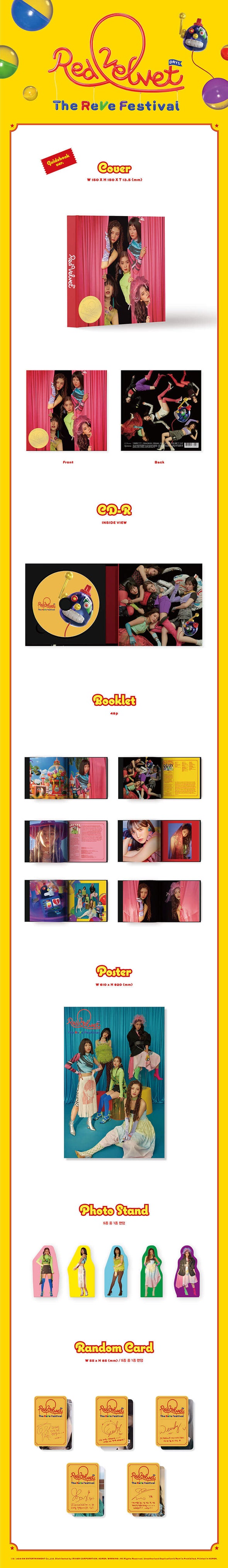 RED VELVET - 'The ReVe Festival Day 1' Album (Guide Book)