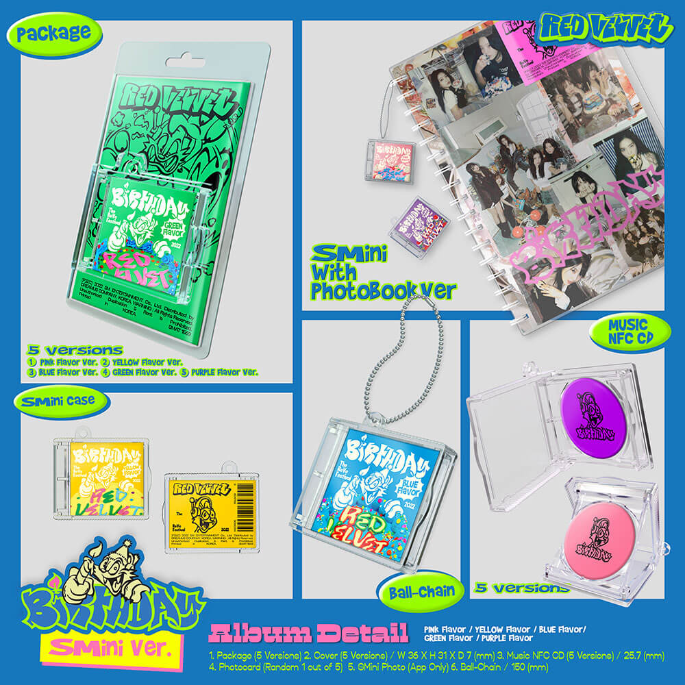 RED VELVET - Mini Album [The ReVe Festival 2022 - Birthday] (SMini Version)
