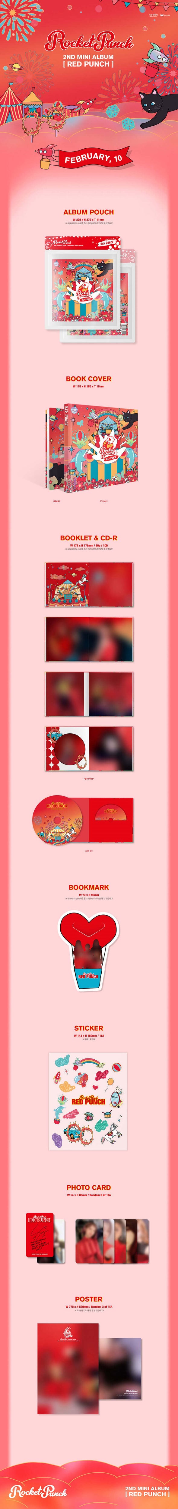 ROCKET PUNCH - 2nd Mini Album 'RED PUNCH'