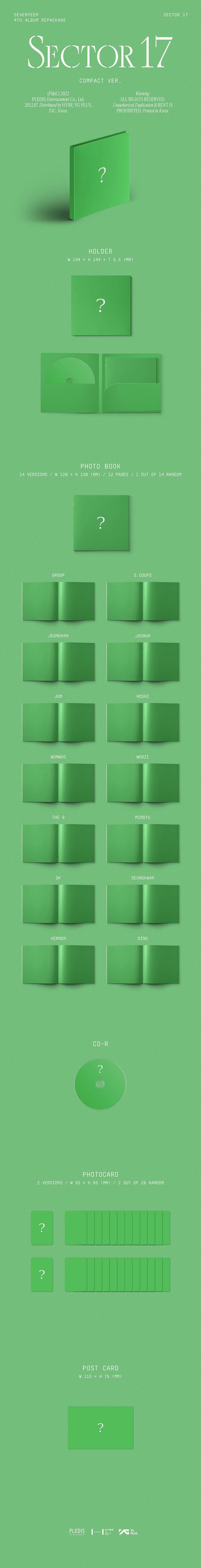 SEVENTEEN - 4th Album Repackage [SECTOR 17] (Compact Version)