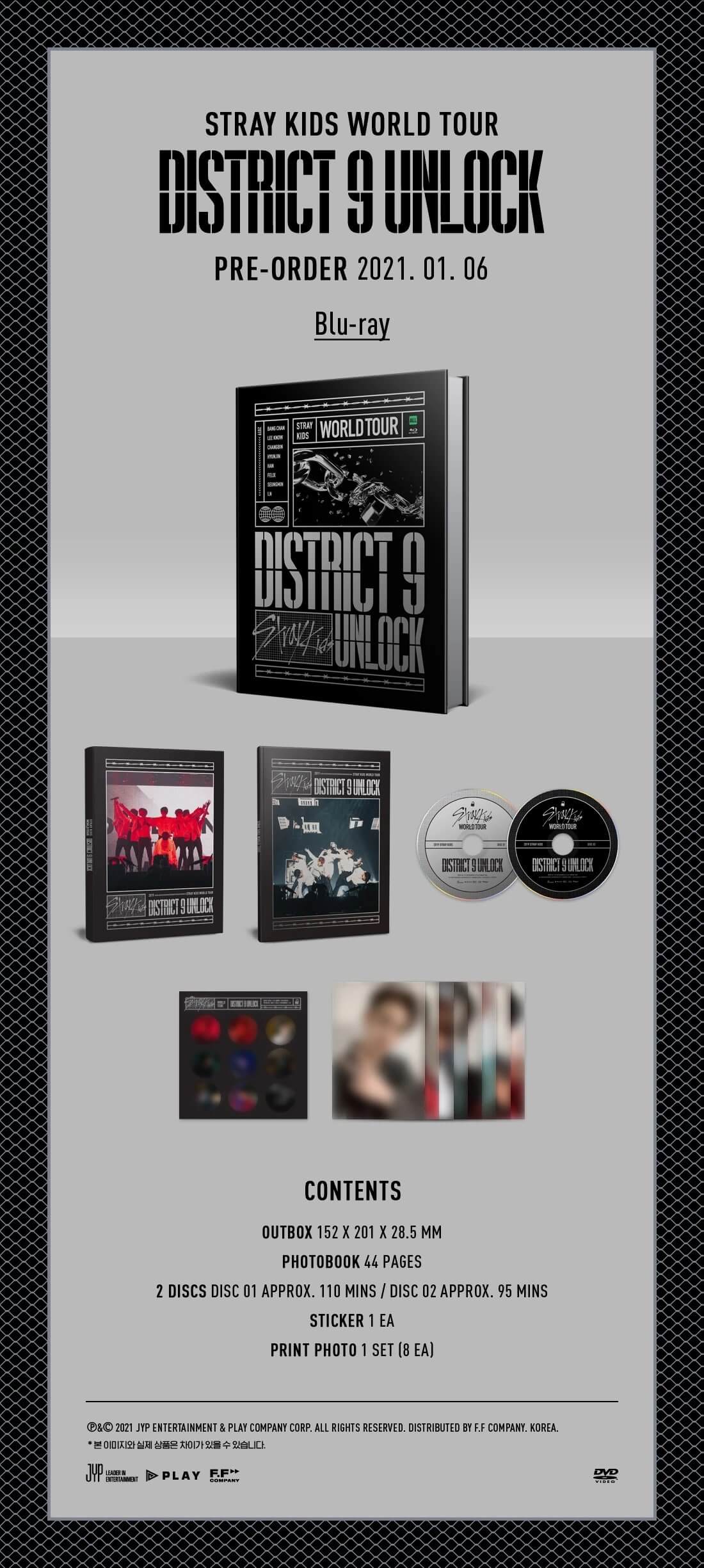 STRAY KIDS - World Tour District 9: Unlock In Seoul BLU-RAY