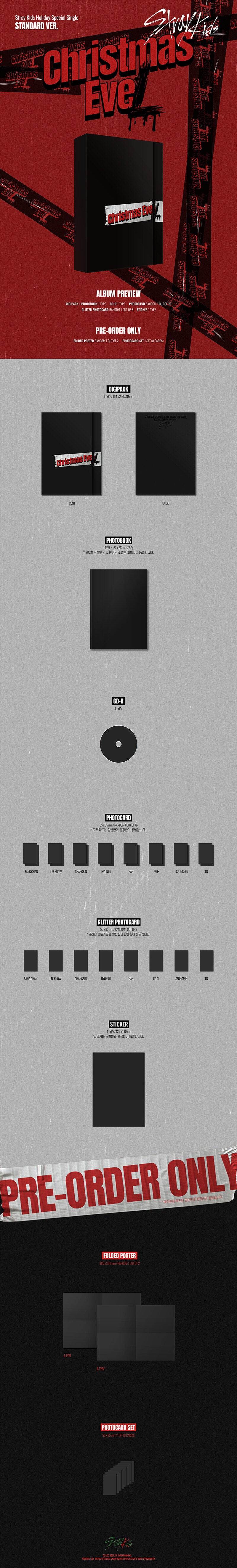 STRAY KIDS - Holiday Special Single Album 'Christmas EveL' (Standard Edition)