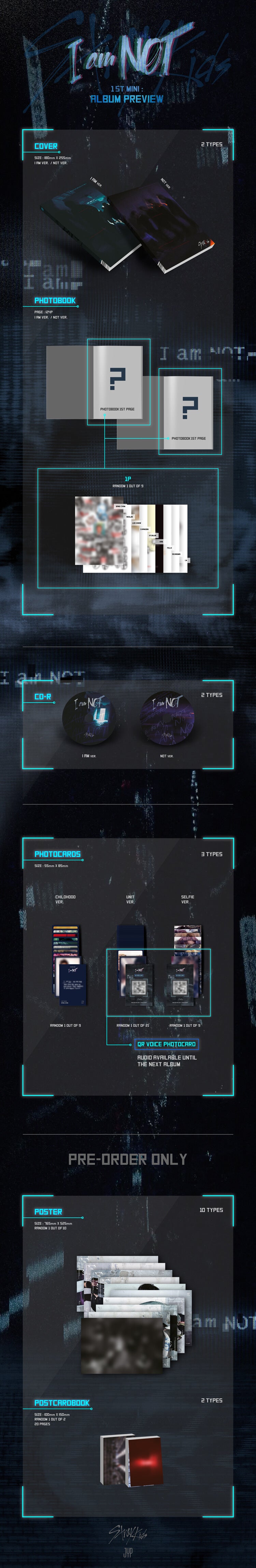 StrayKids ユニット IamNOT STRAY KIDS - 'I Am Not' 1st Mini Album
