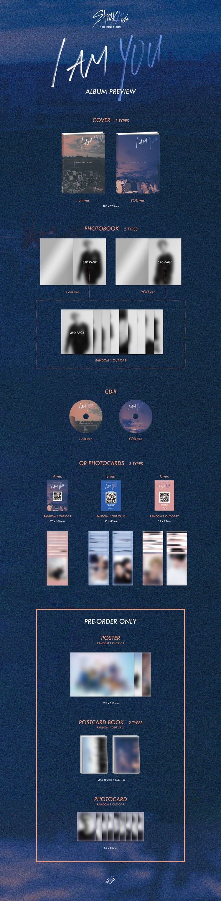 STRAY KIDS - 'I Am You' 3rd Mini Album