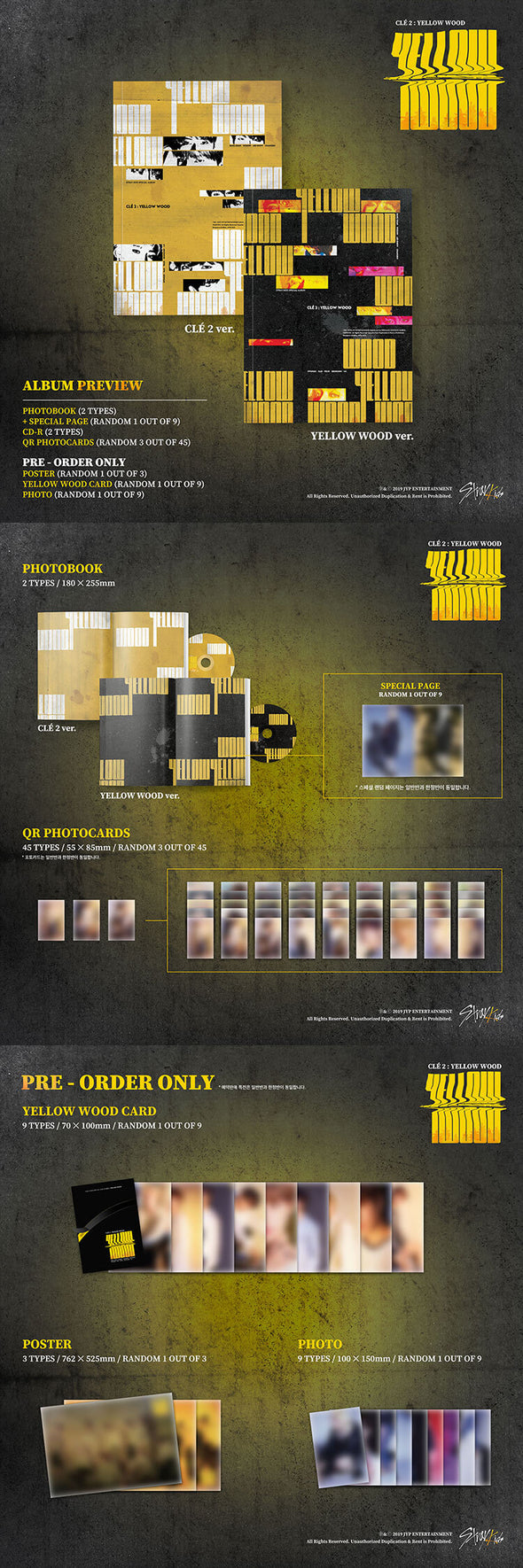STRAY KIDS - Special Album 'Cle 2: Yellow Wood'
