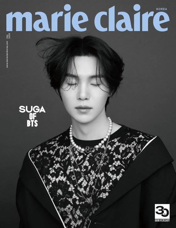 BTS SUGA COVER MARIE CLAIRE MAGAZINE 2023 May