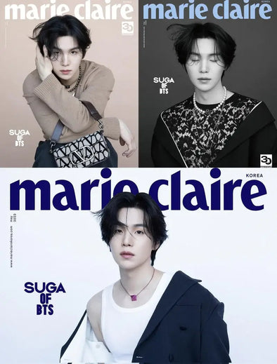 BTS SUGA COVER MARIE CLAIRE MAGAZINE 2023 May