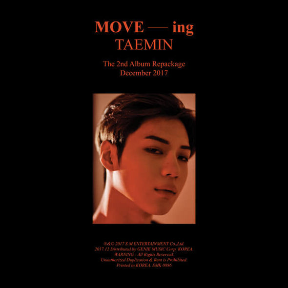 TAEMIN - 2nd Full Album Repackaged MOVE-ing