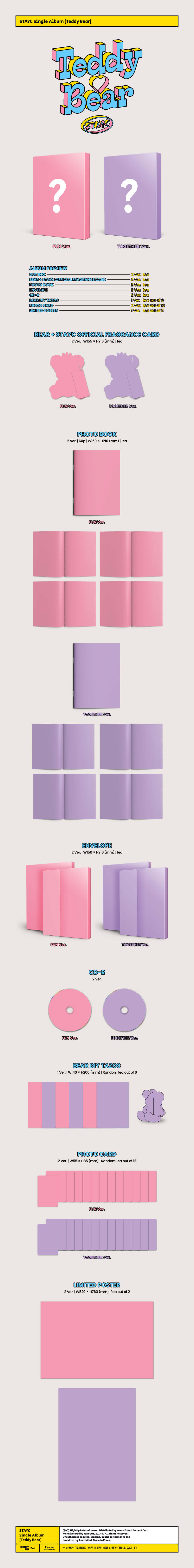 STAYC - Teddy Bear 4th Mini Album