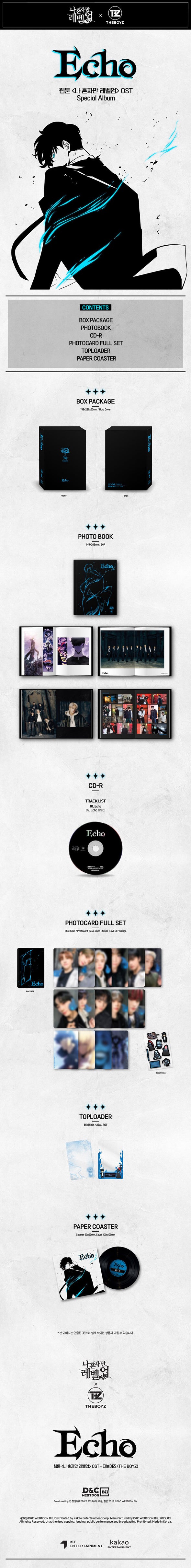 THE BOYZ - Solo Leveling OST Album Echo