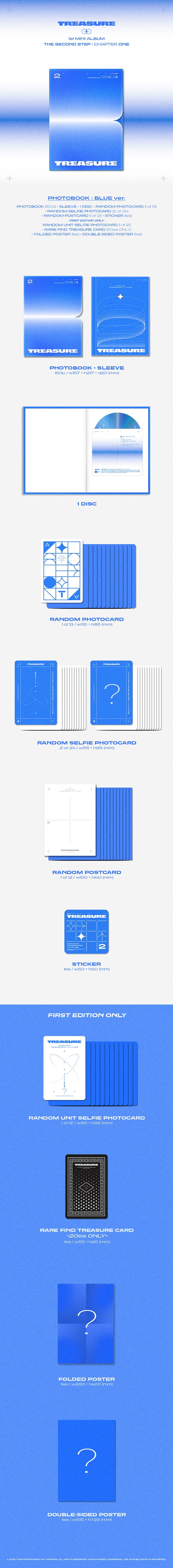 TREASURE - 1st MINI ALBUM [THE SECOND STEP : CHAPTER ONE] Photobook