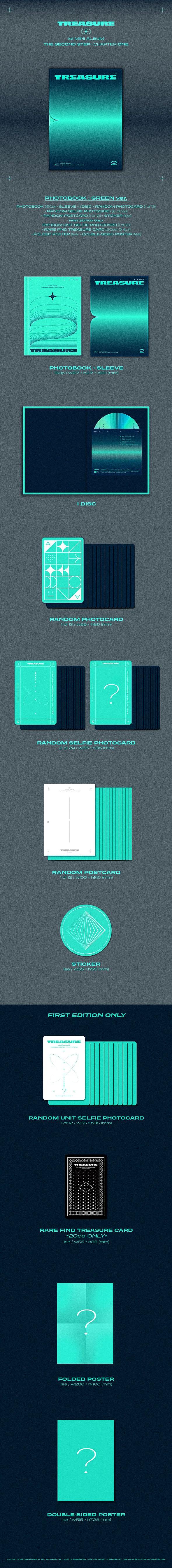 TREASURE - 1st MINI ALBUM [THE SECOND STEP : CHAPTER ONE] Photobook