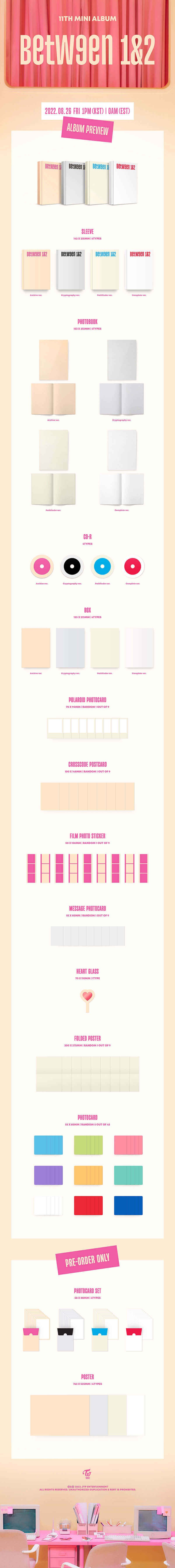 K-POP・アジア TWICE BETWEEN 1&2 11TH MINI ALBUM TWICE - BETWEEN 1&2 (11TH MINI ALBUM) – Swiss K-POPup