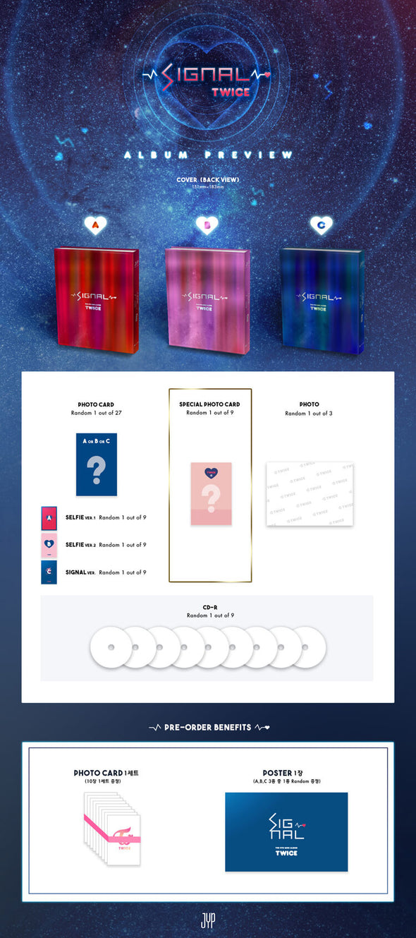 TWICE - 'Signal' 4th Mini Album (Random Version)