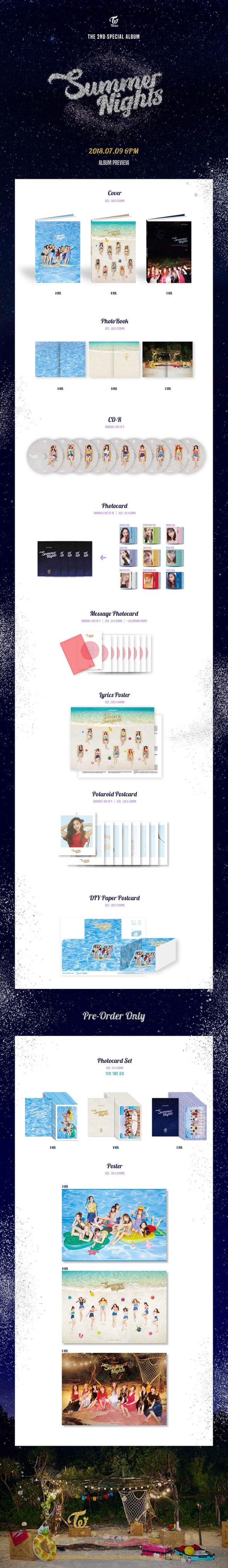 TWICE - Summer Nights 2nd Special Album