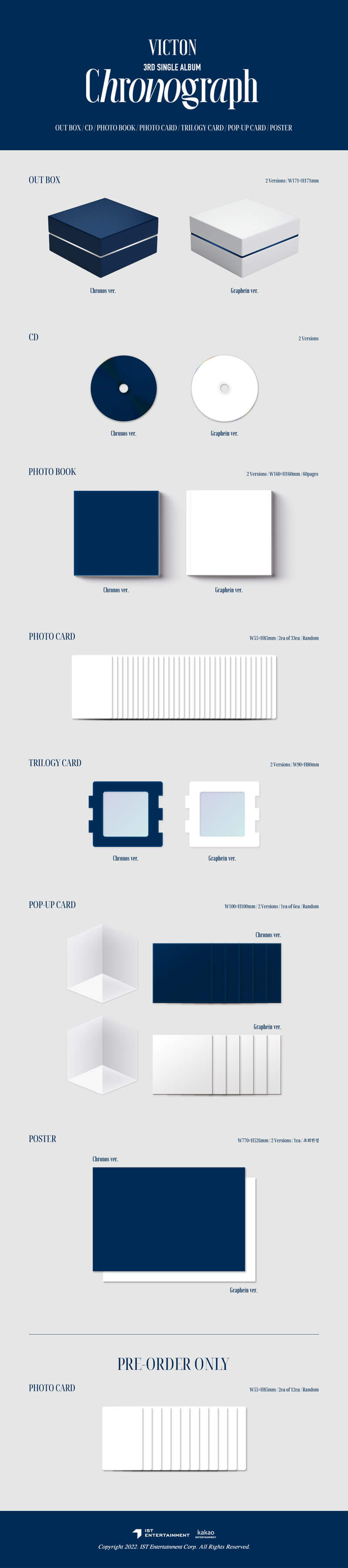 VICTON - Chronograph 3rd Single Album (Random Version)