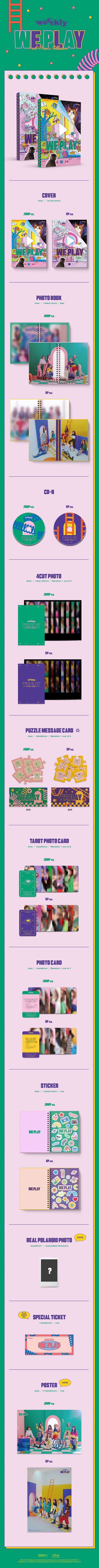 WEEEKLY - 3rd Mini Album 'We Play'