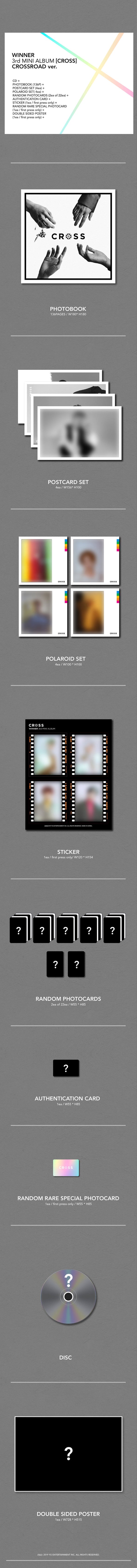 WINNER - 'CROSS' 3rd Mini Album