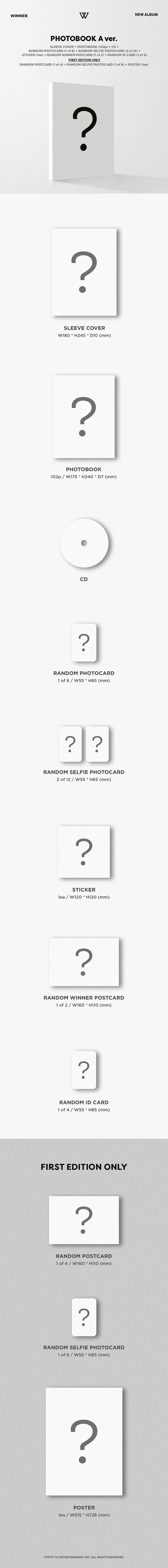 WINNER - 4th MINI ALBUM HOLIDAY Photobook Version