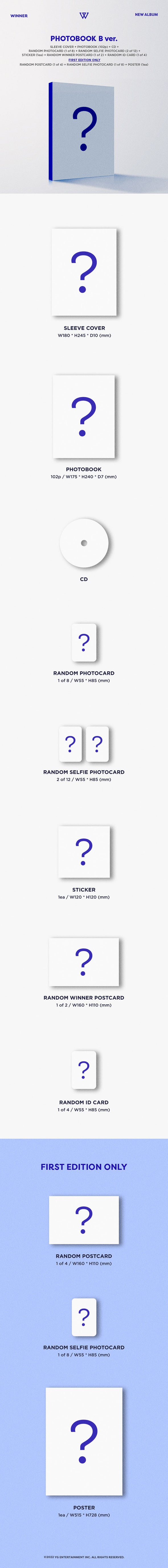 WINNER - 4th MINI ALBUM HOLIDAY Photobook Version