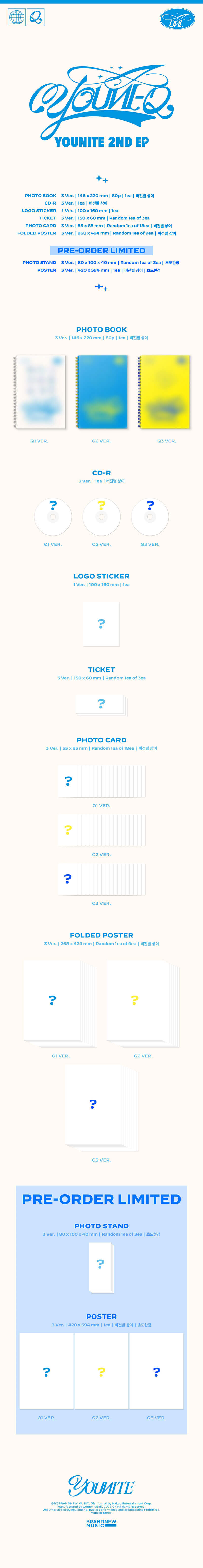 YOUNITE - 2ND EP Album [YOUNI-Q]